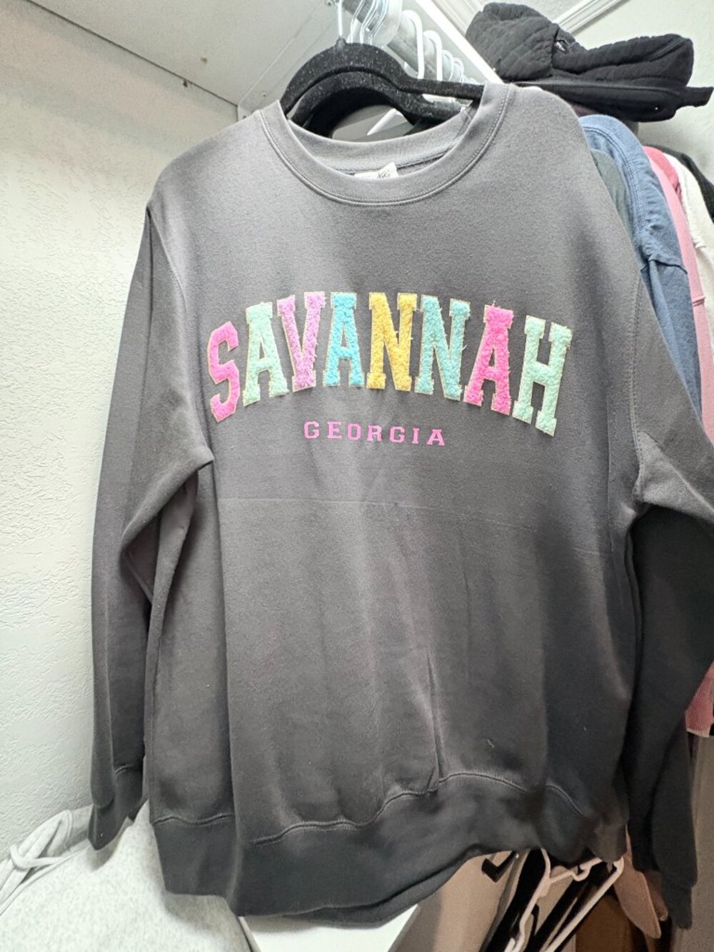 WOMENS SAVANNAH, GA CREWNECK SWEATSHIRT